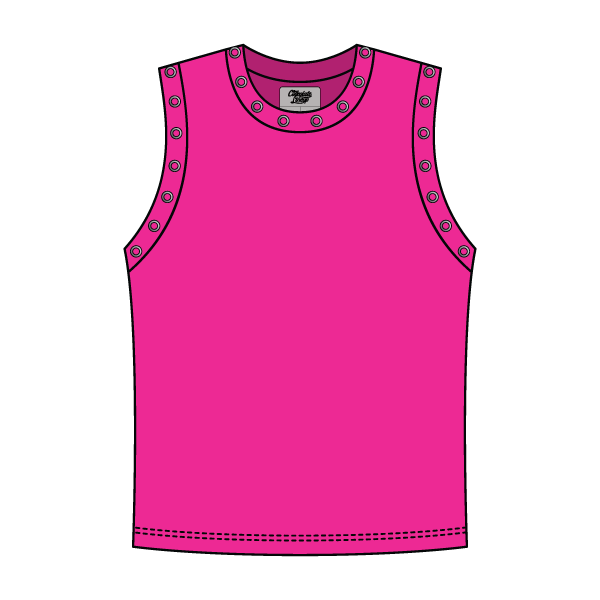 High Neck Rib Grommet Tank