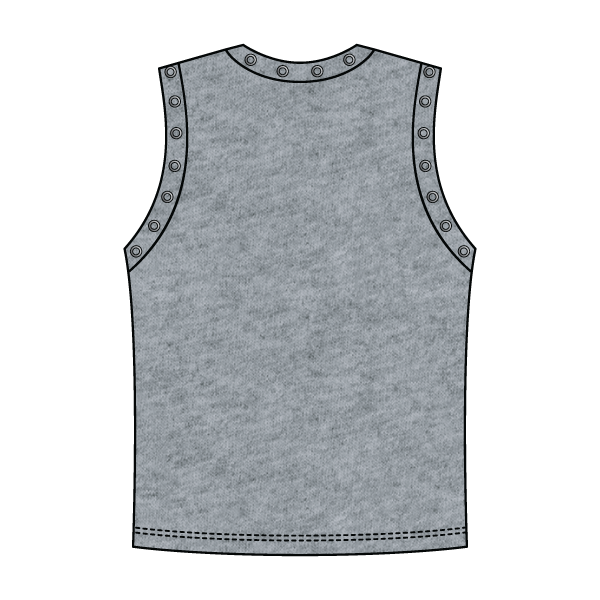 High Neck Rib Grommet Tank