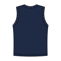 High Neck Rib Grommet Tank