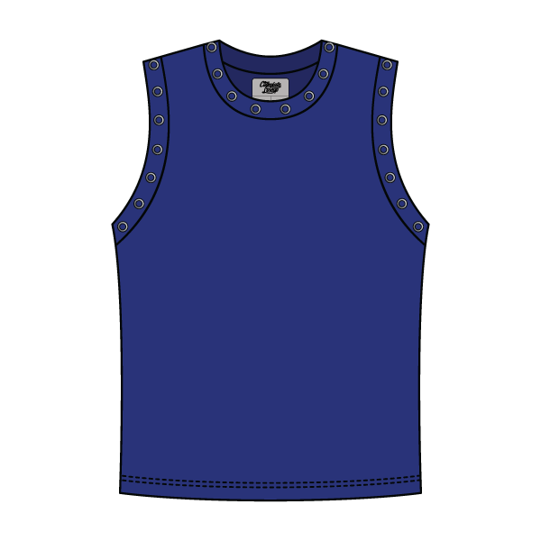 High Neck Rib Grommet Tank