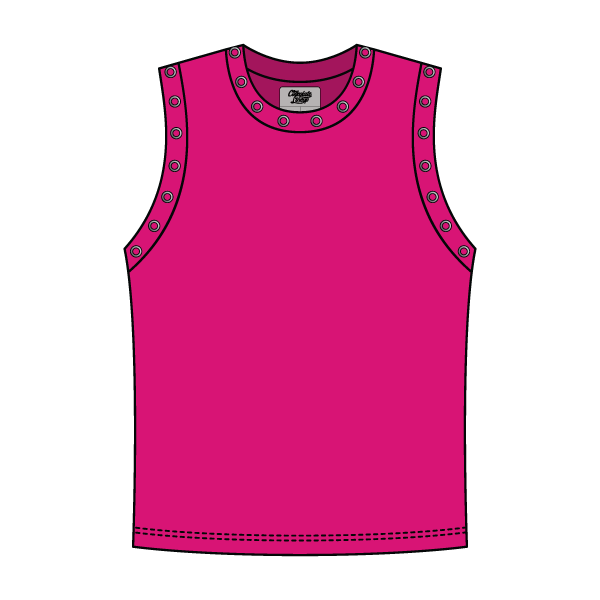 High Neck Rib Grommet Tank