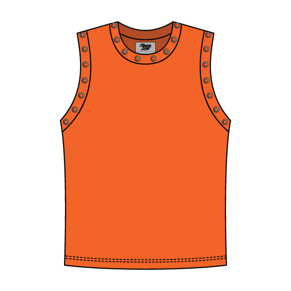 High Neck Rib Grommet Tank