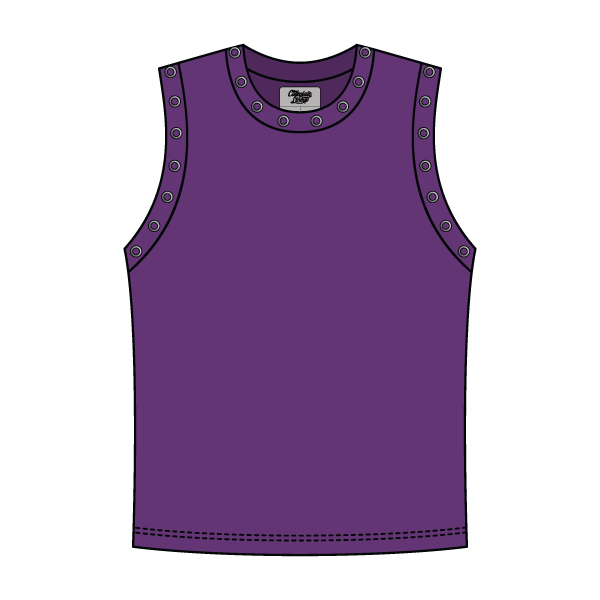 High Neck Rib Grommet Tank