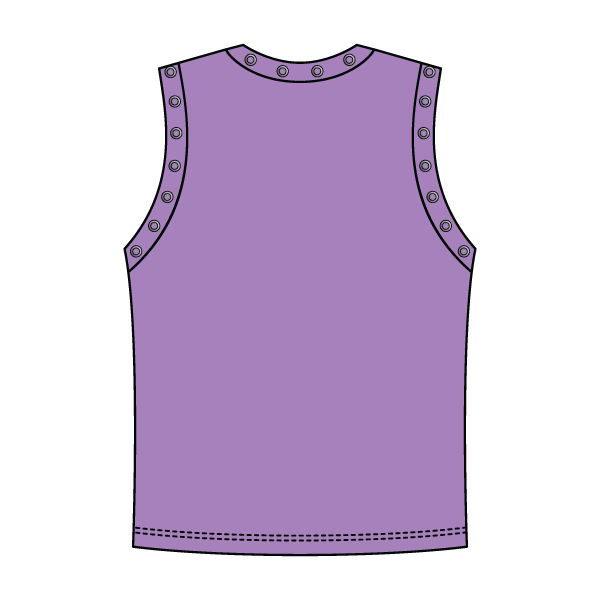 High Neck Rib Grommet Tank