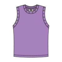 High Neck Rib Grommet Tank