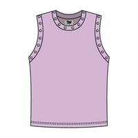 High Neck Rib Grommet Tank