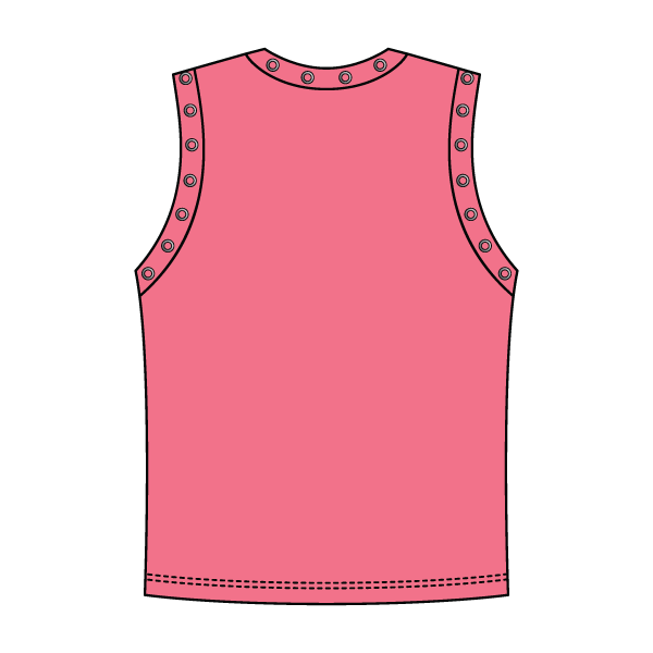 High Neck Rib Grommet Tank