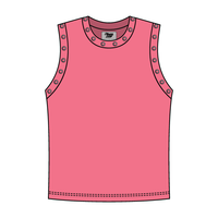 High Neck Rib Grommet Tank