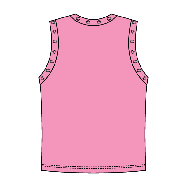 High Neck Rib Grommet Tank