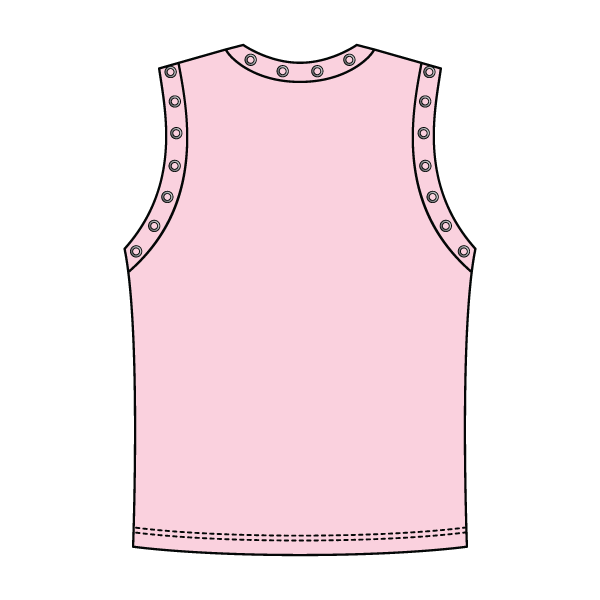 High Neck Rib Grommet Tank