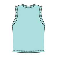 High Neck Rib Grommet Tank