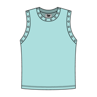 High Neck Rib Grommet Tank
