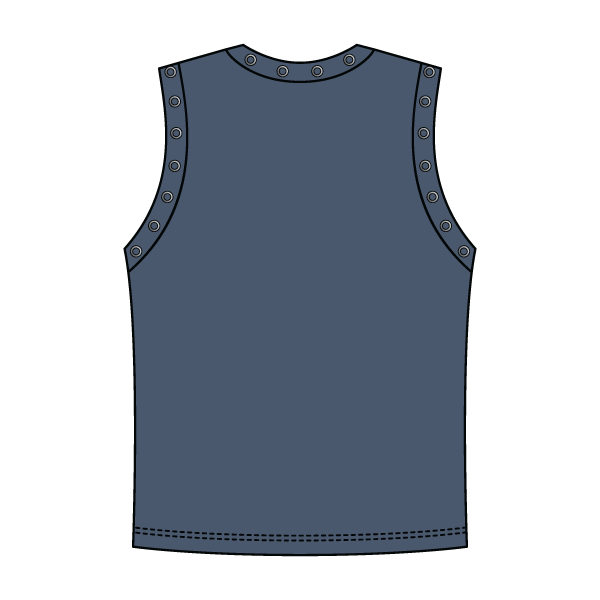 High Neck Rib Grommet Tank