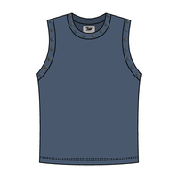 High Neck Rib Grommet Tank