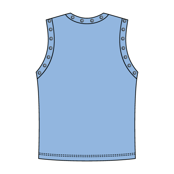High Neck Rib Grommet Tank
