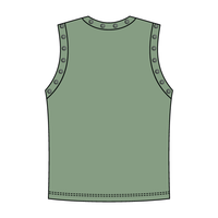 High Neck Rib Grommet Tank