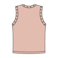High Neck Rib Grommet Tank