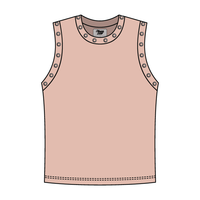 High Neck Rib Grommet Tank