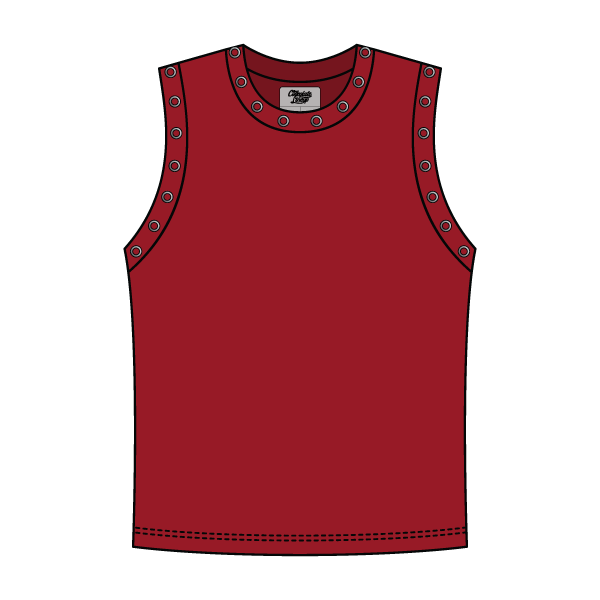 High Neck Rib Grommet Tank