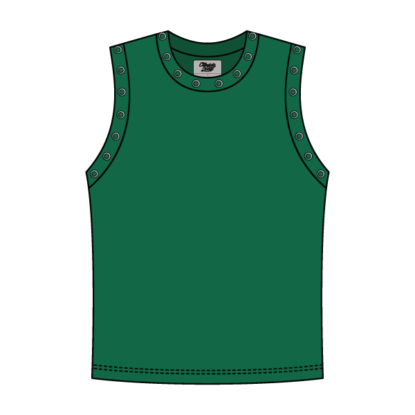 High Neck Rib Grommet Tank