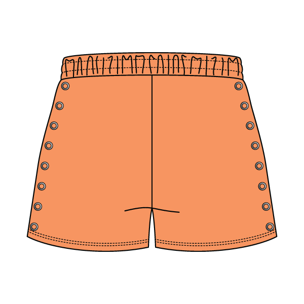 Women’s Fleece Grommet Shorts