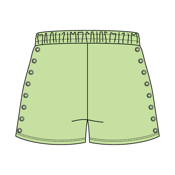 Women’s Fleece Grommet Shorts