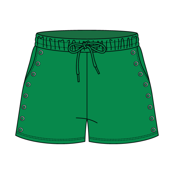 Women’s Fleece Grommet Shorts