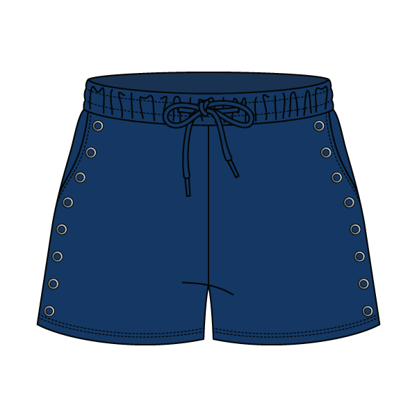 Women’s Fleece Grommet Shorts