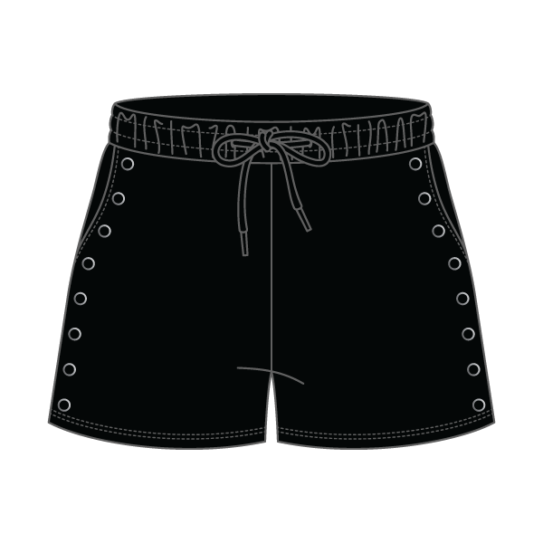 Women’s Fleece Grommet Shorts