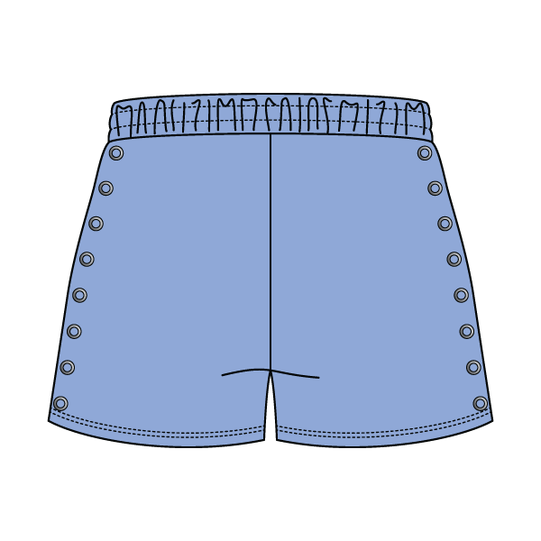 Women’s Fleece Grommet Shorts