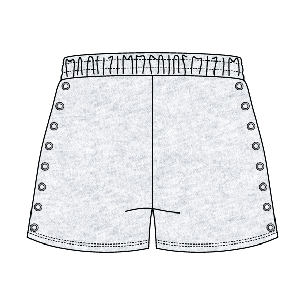 Women’s Fleece Grommet Shorts