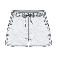 Women’s Fleece Grommet Shorts