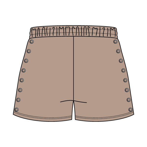 Women’s Fleece Grommet Shorts