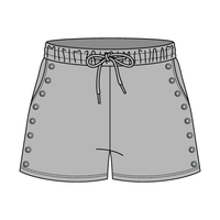 Women’s Fleece Grommet Shorts