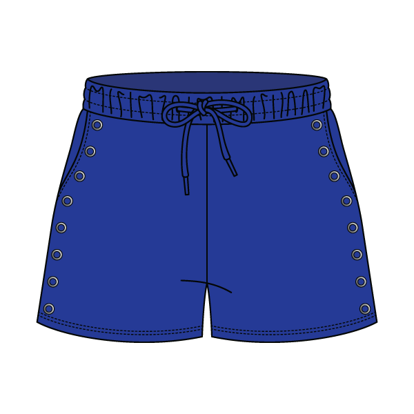 Women’s Fleece Grommet Shorts
