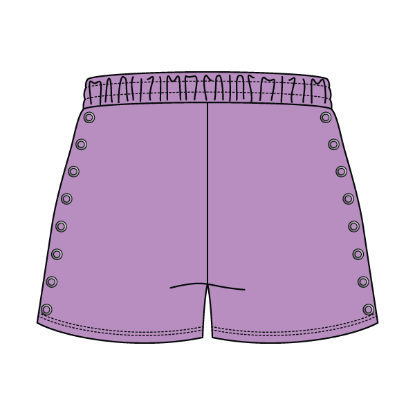 Women’s Fleece Grommet Shorts