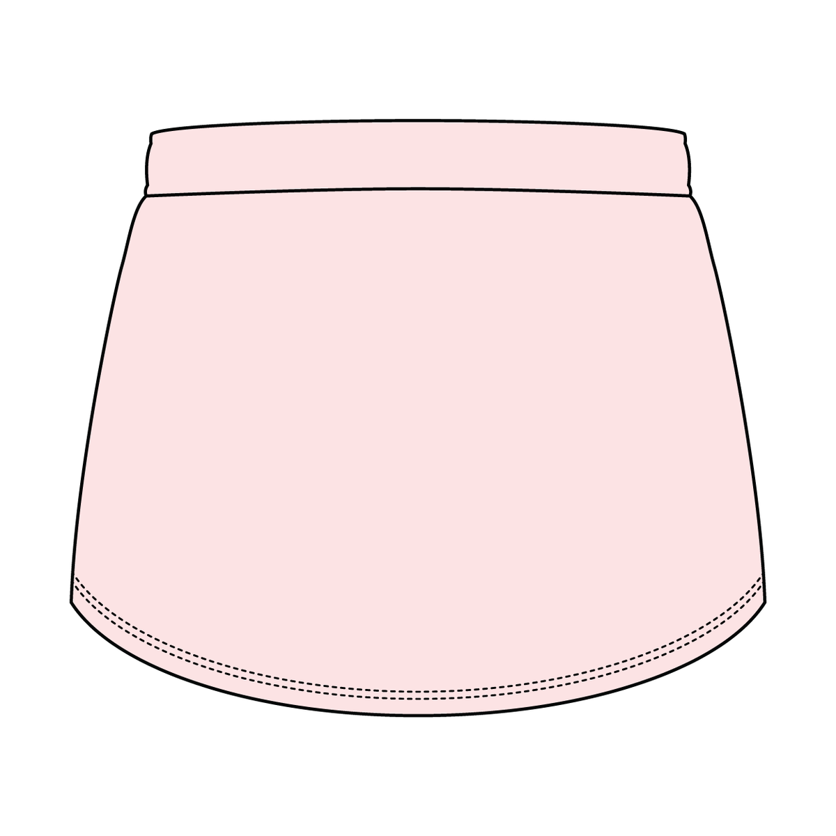 Women’s Classic French Terry Mini Skirt