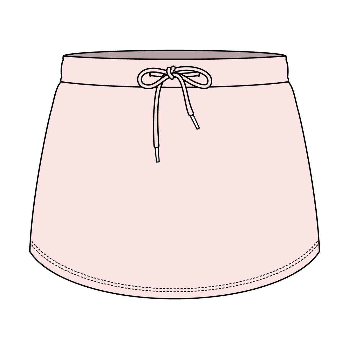 Women’s Classic French Terry Mini Skirt