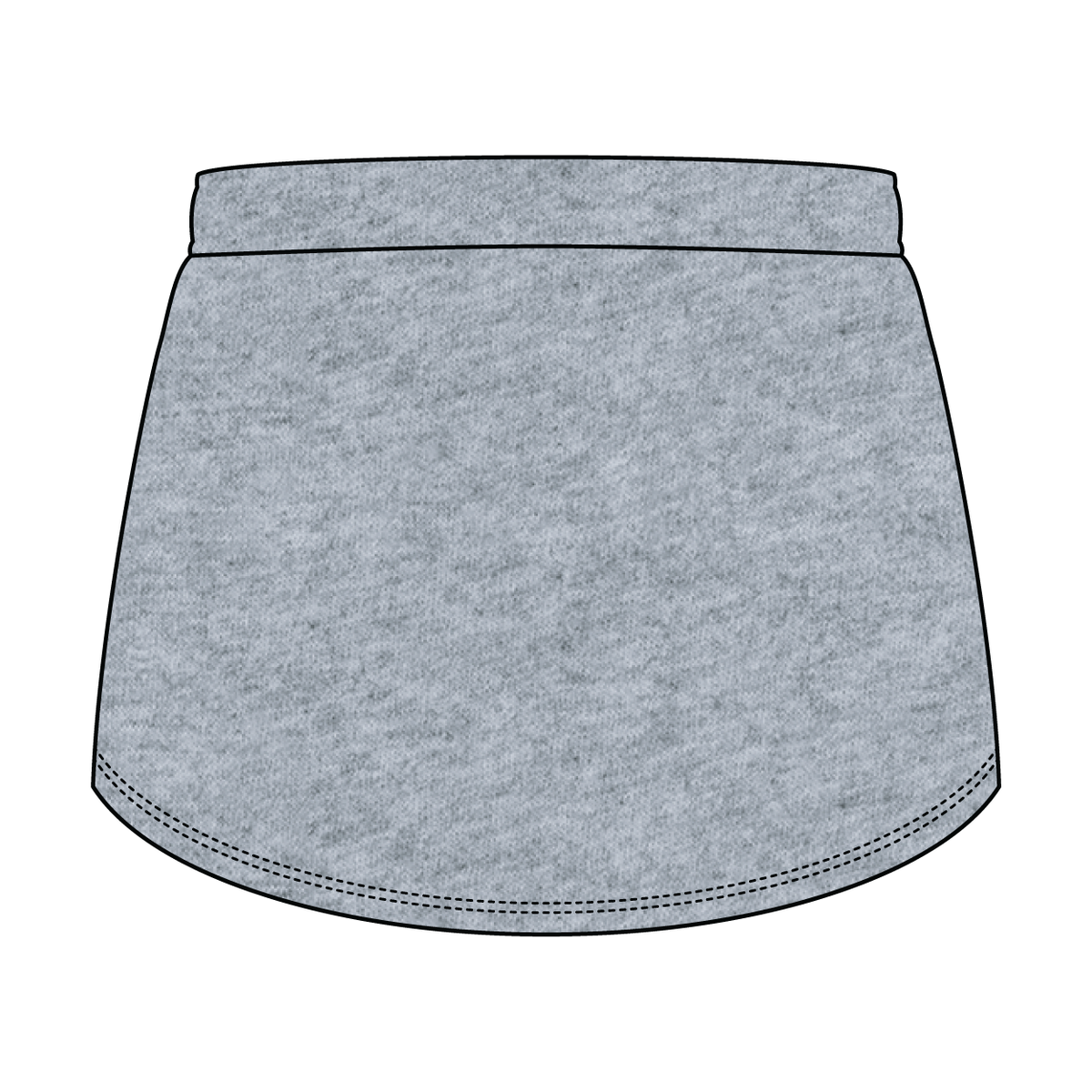 Women’s Classic French Terry Mini Skirt