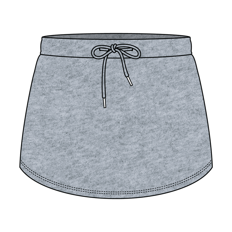 Women’s Classic French Terry Mini Skirt