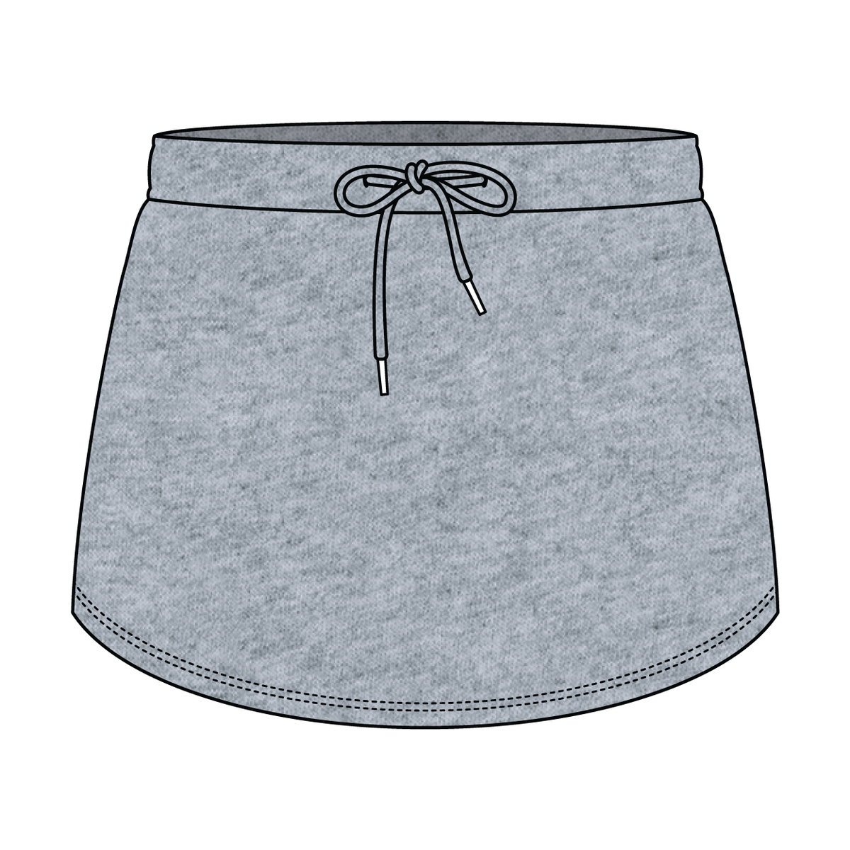Women’s Classic French Terry Mini Skirt
