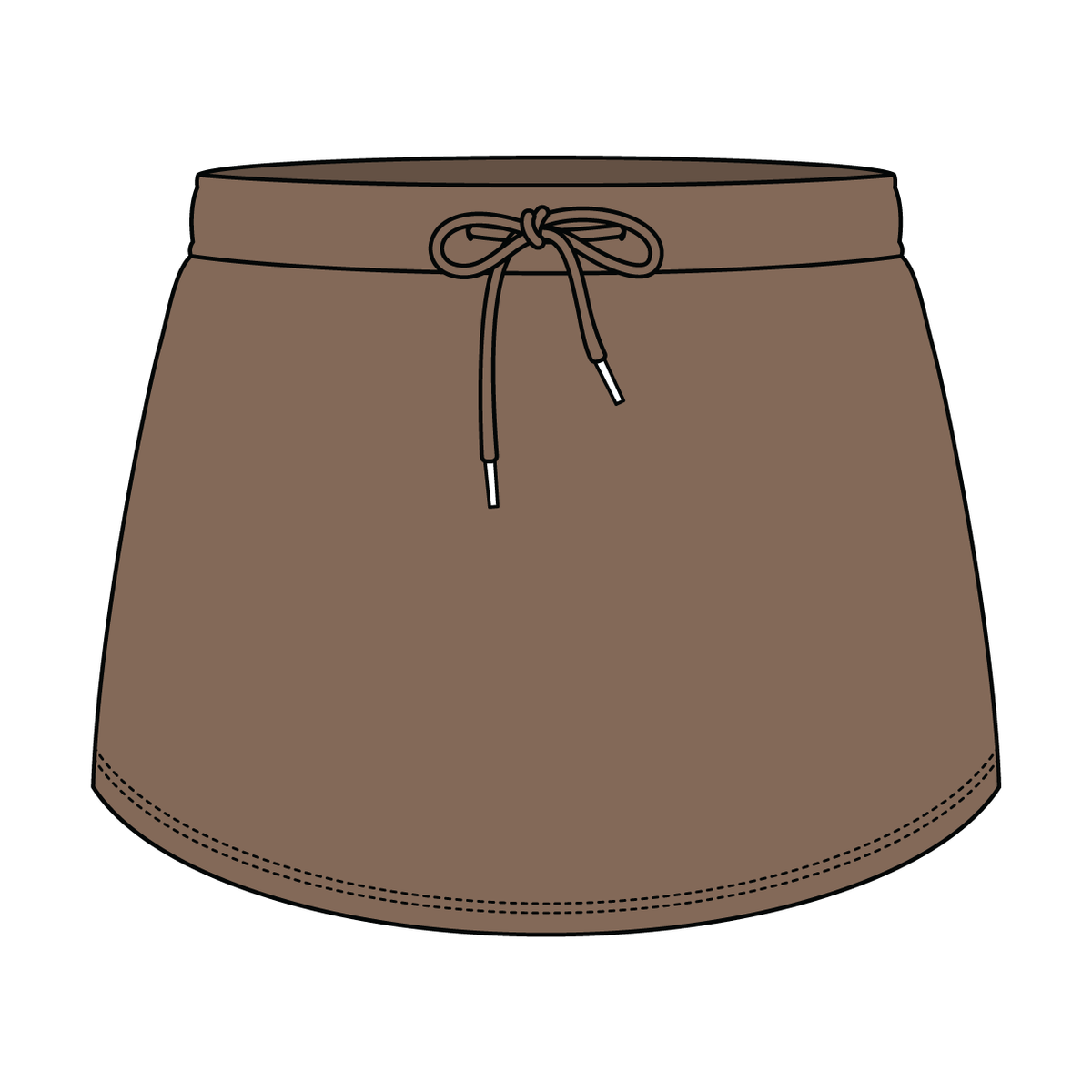 Women’s Classic French Terry Mini Skirt