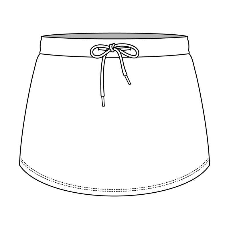 Women’s Classic French Terry Mini Skirt