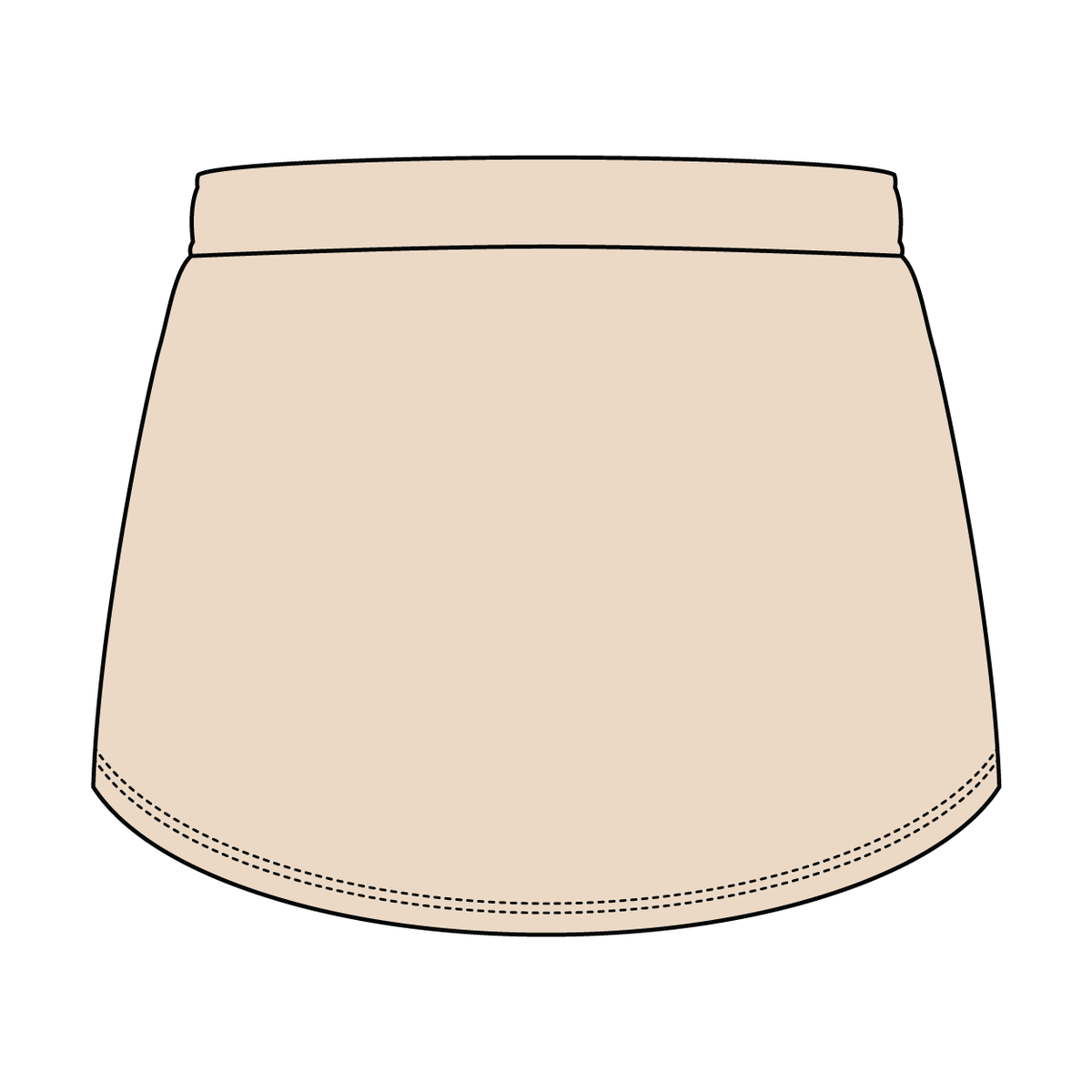 Women’s Classic French Terry Mini Skirt