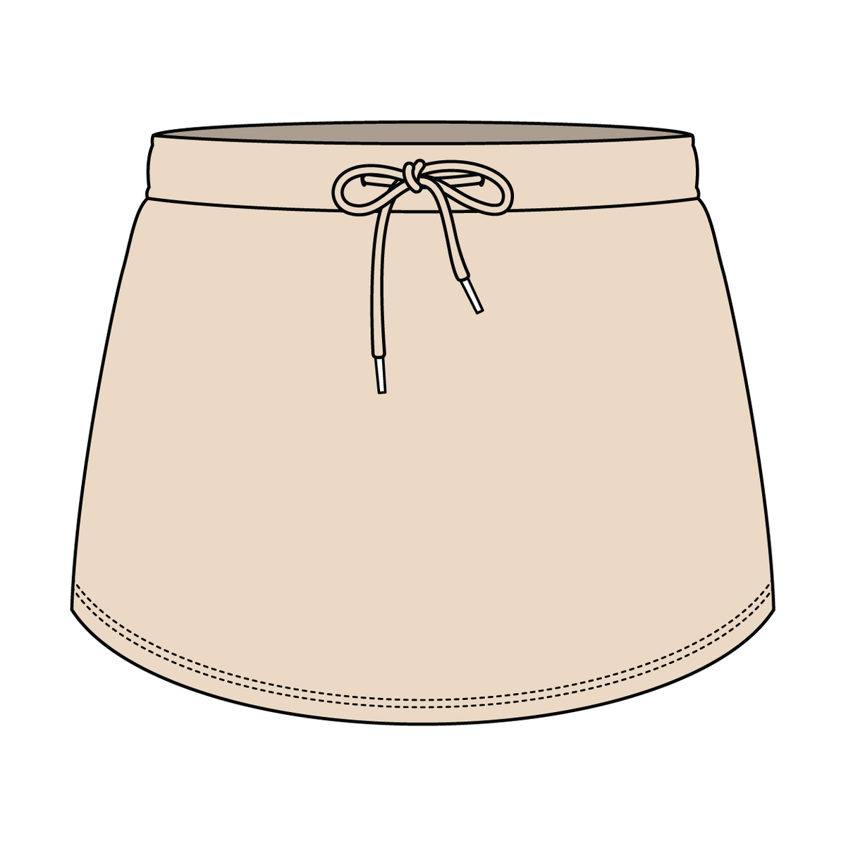 Women’s Classic French Terry Mini Skirt