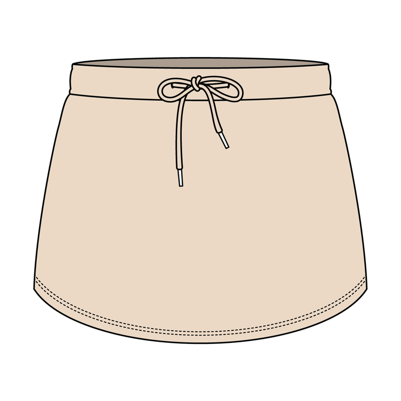 Women’s Classic French Terry Mini Skirt