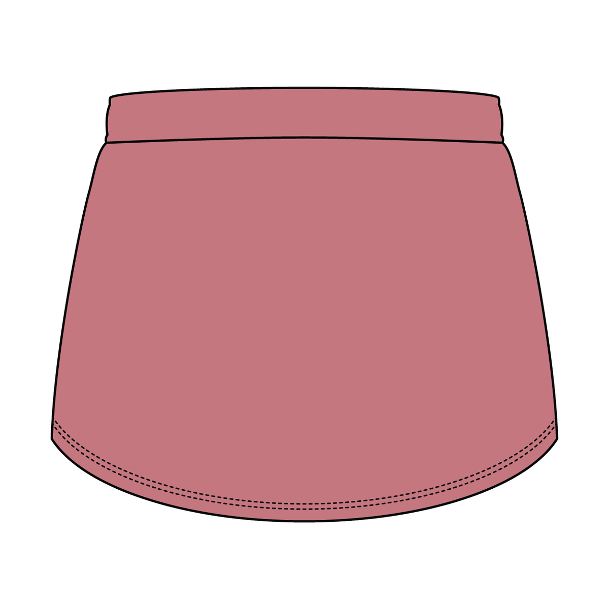 Women’s Classic French Terry Mini Skirt