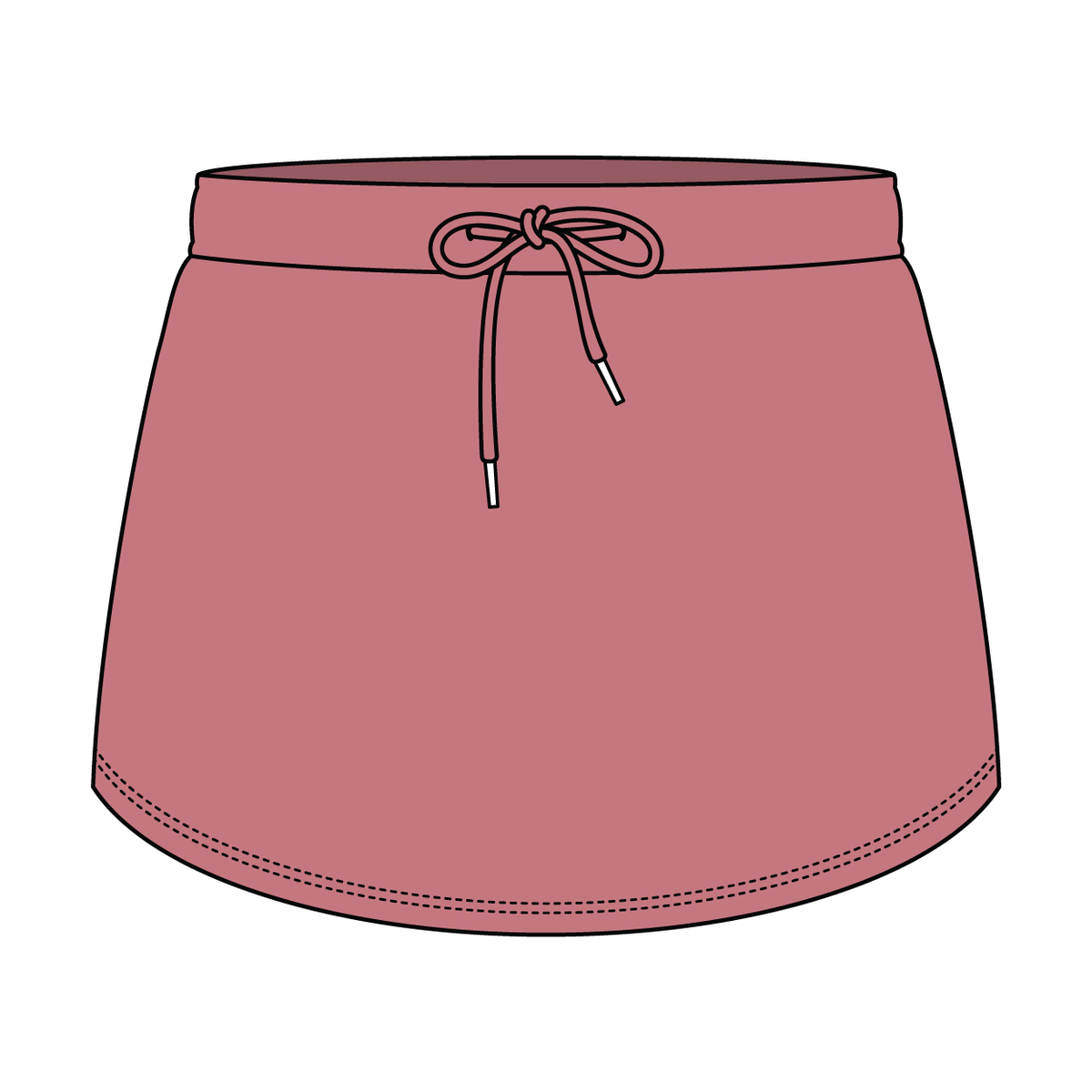 Women’s Classic French Terry Mini Skirt
