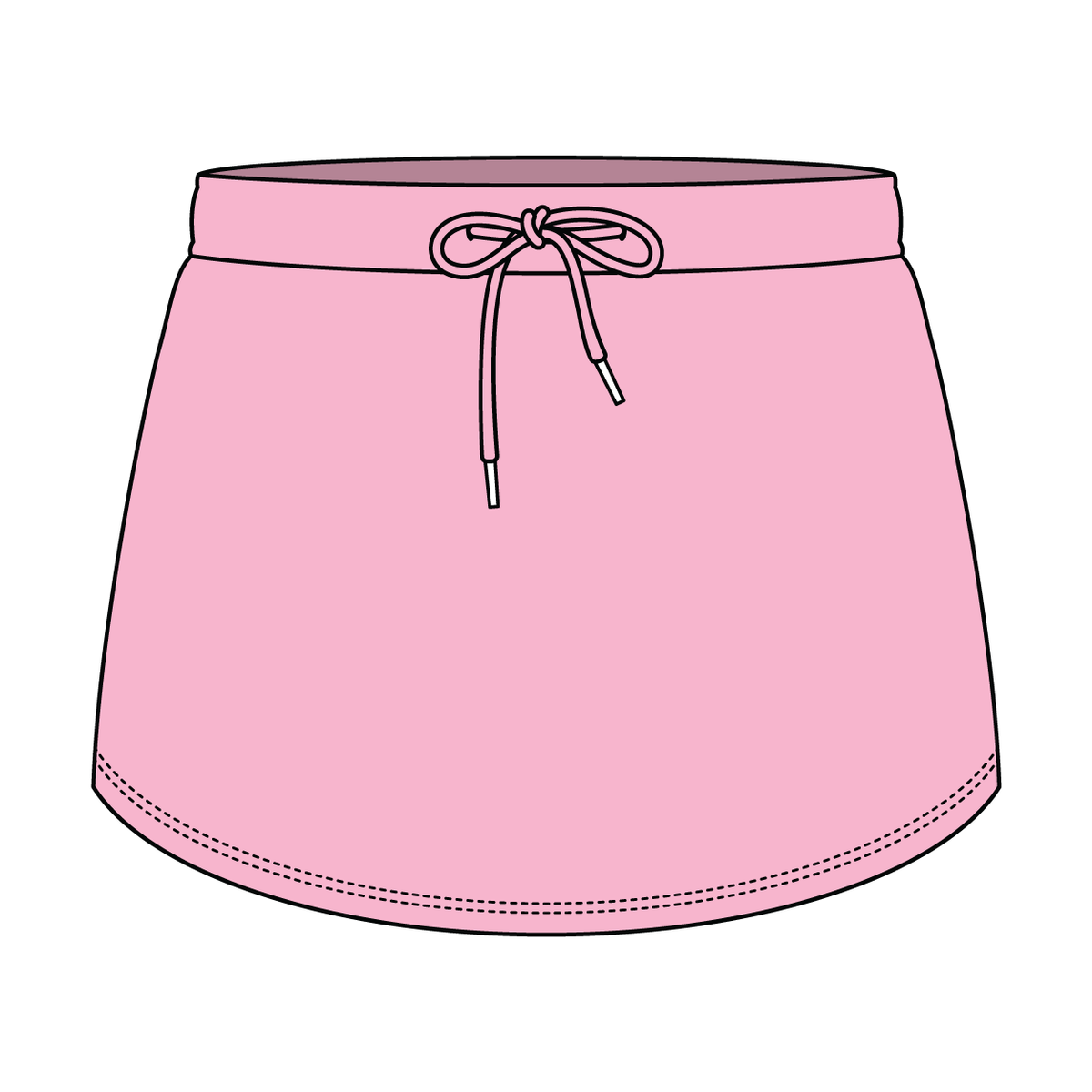 Women’s Classic French Terry Mini Skirt
