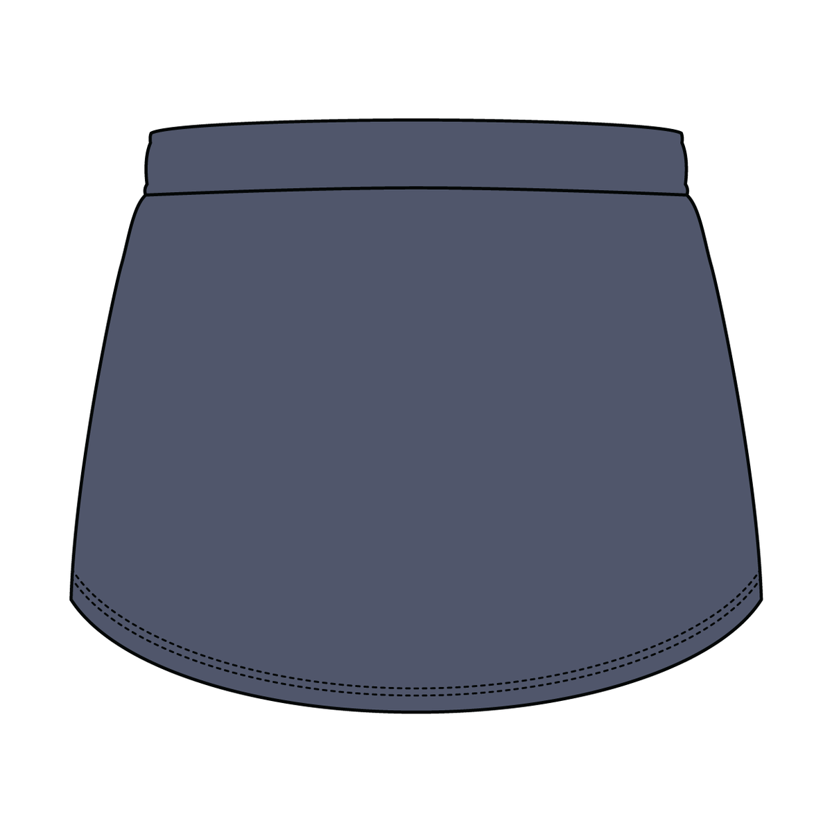 Women’s Classic French Terry Mini Skirt